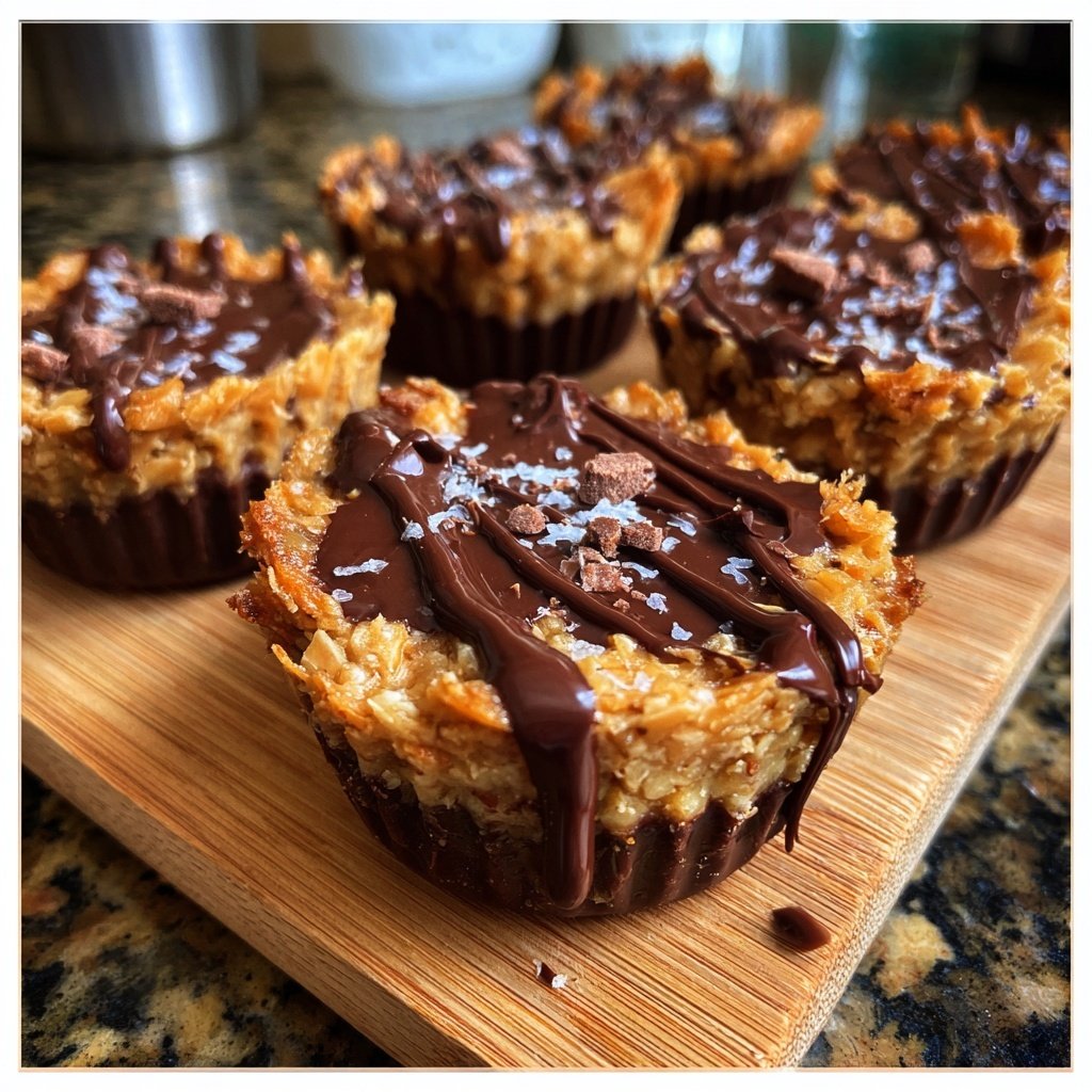 Homemade Reese’s Cups with Crispy Rice