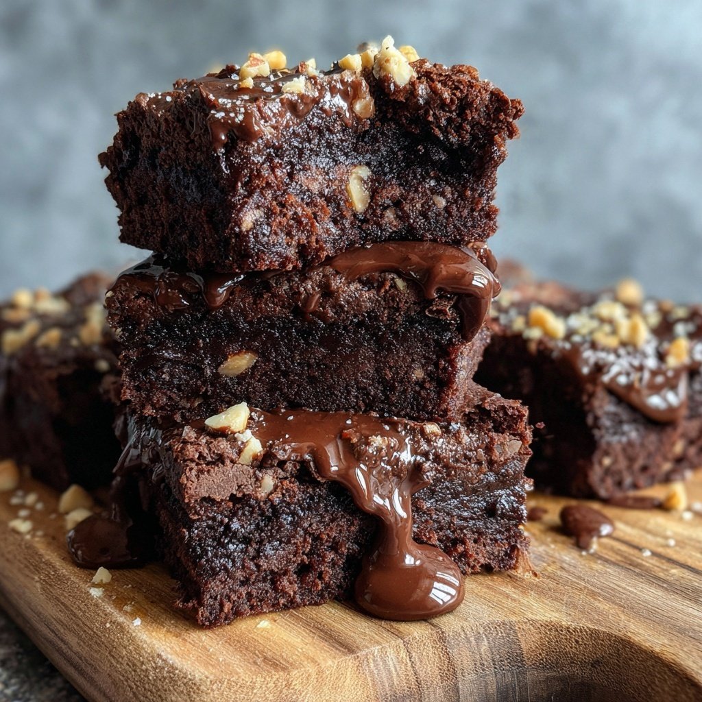 Chocolate Hazelnut Brownies