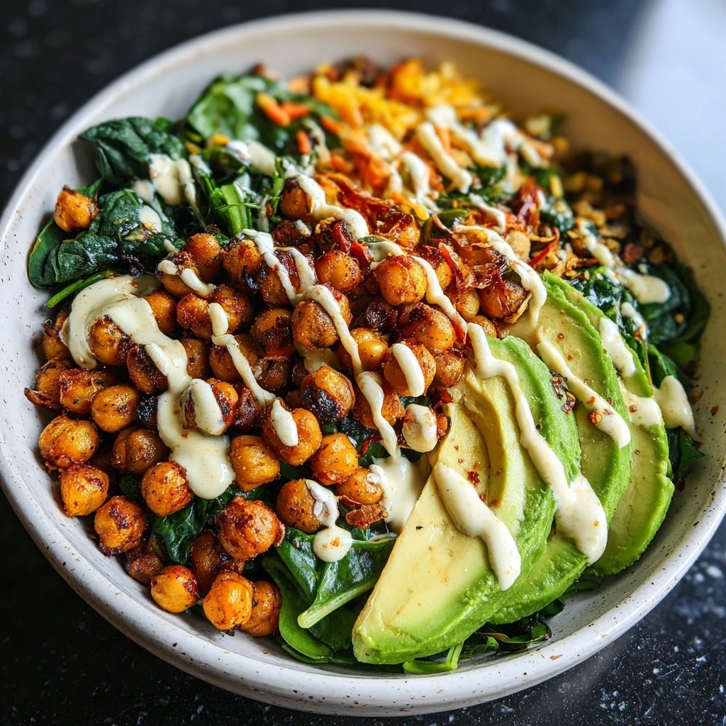Spicy Chickpea Buddha Bowl