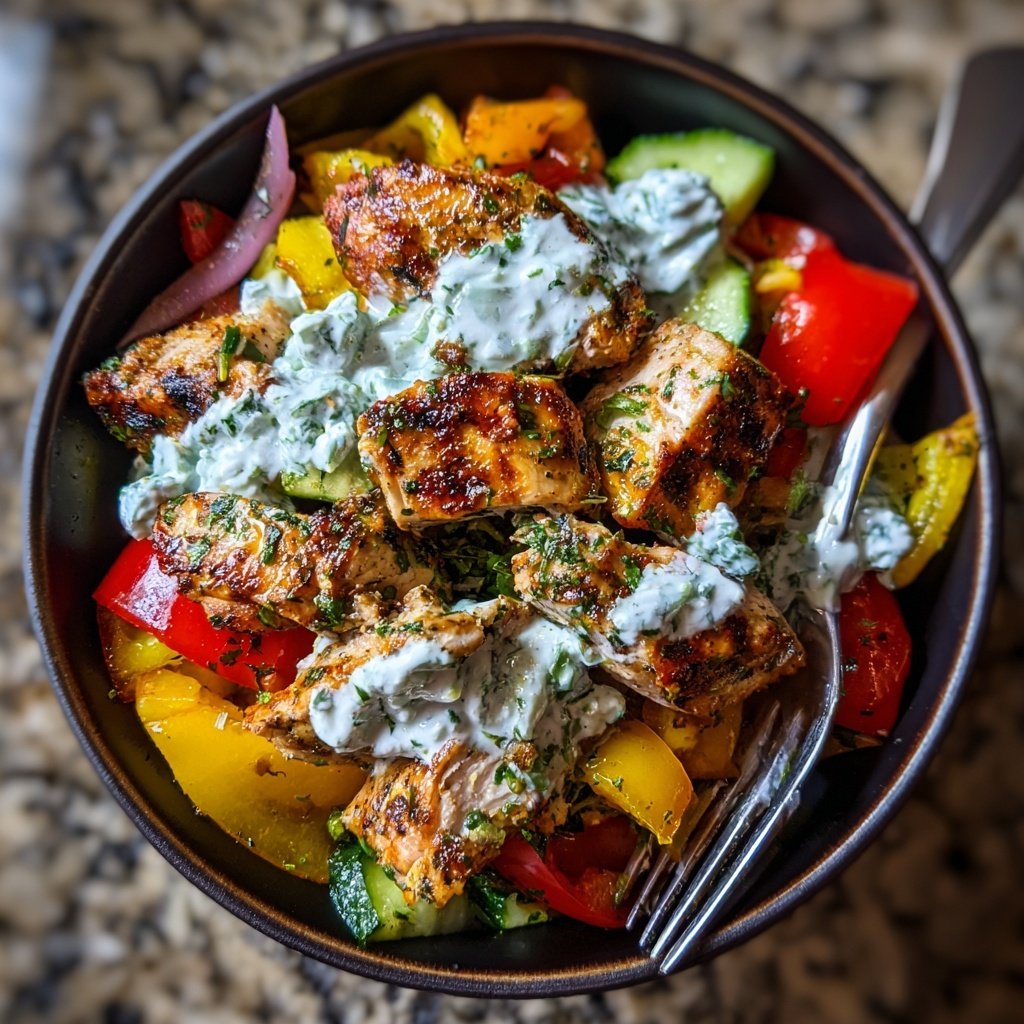 Mediterranean Grilled Chicken Bowl