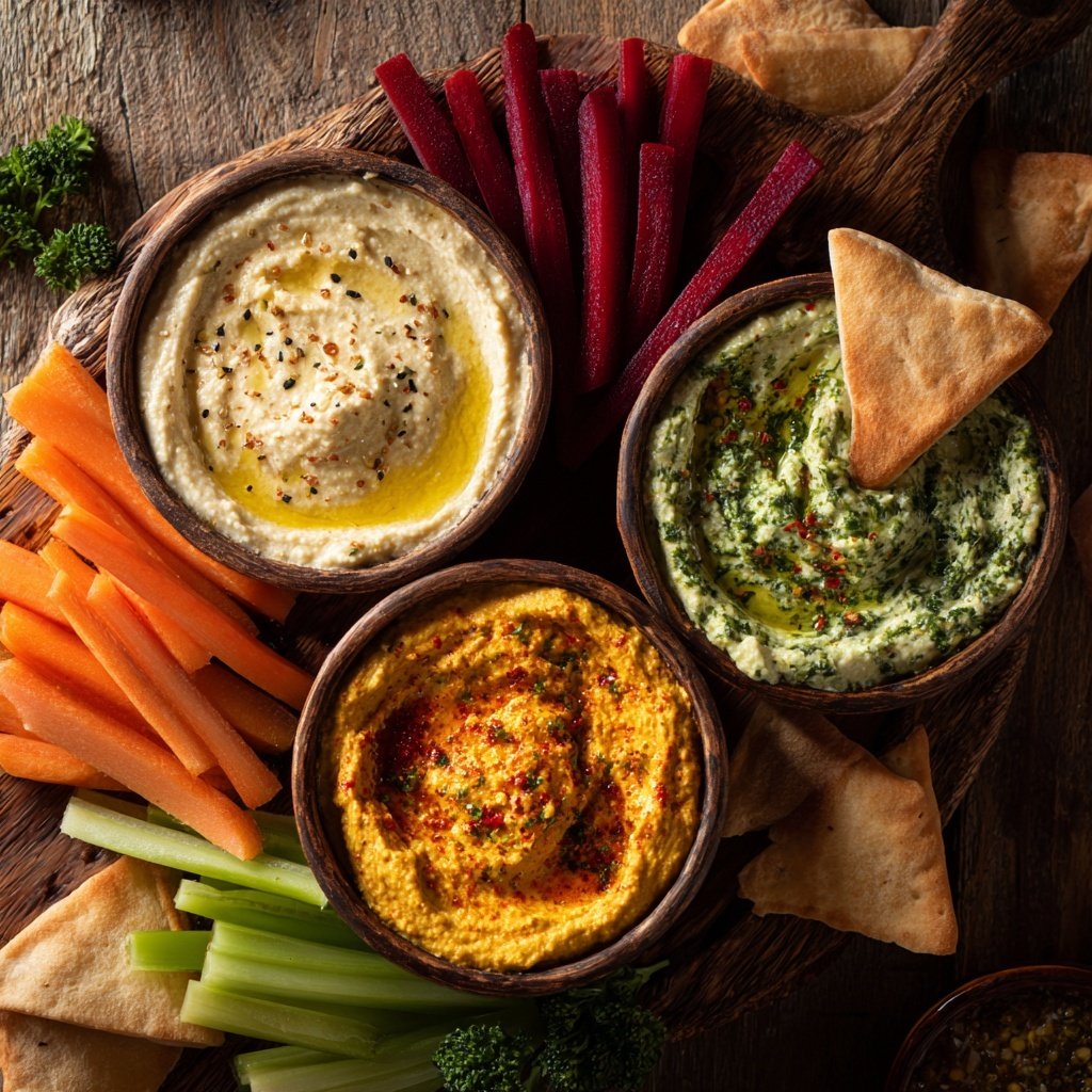 Healthy Snack Hummus Snack Boxes