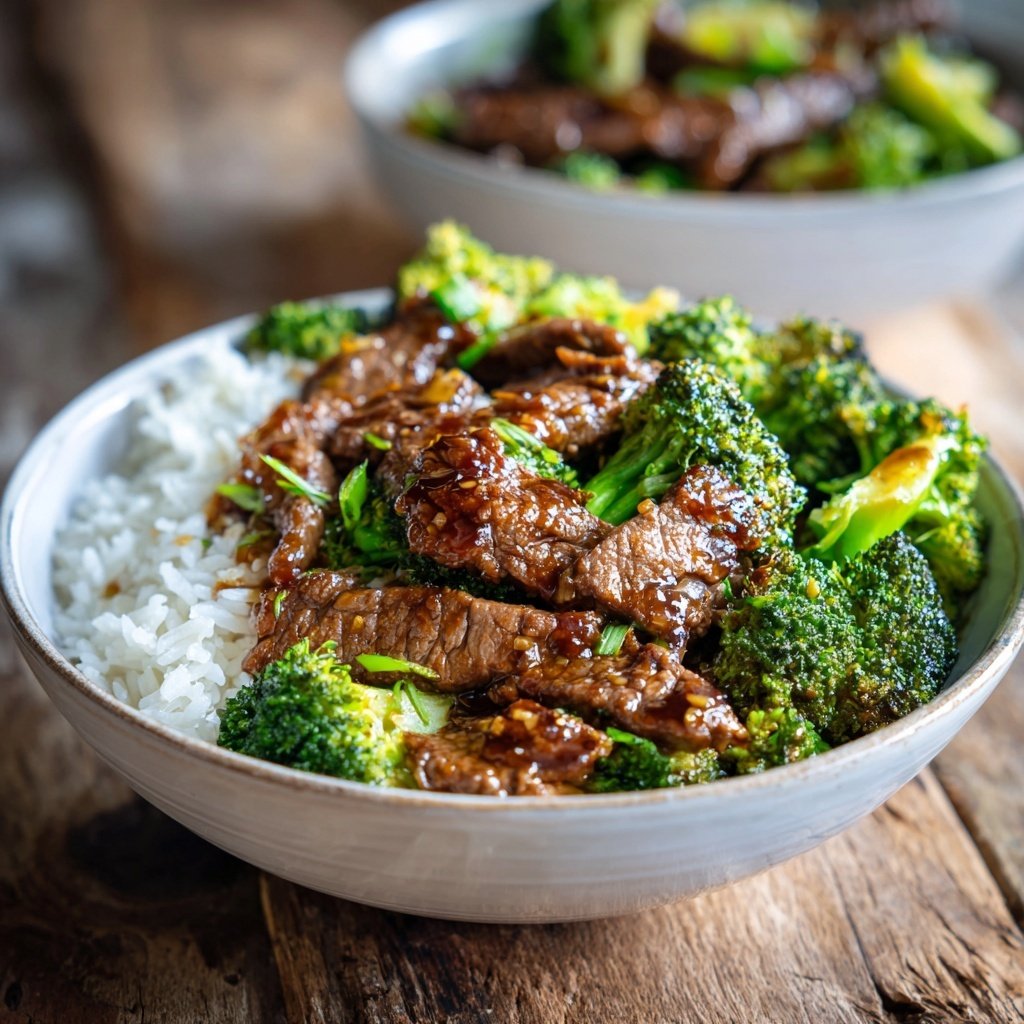 High Protein Beef And Broccoli Bowl