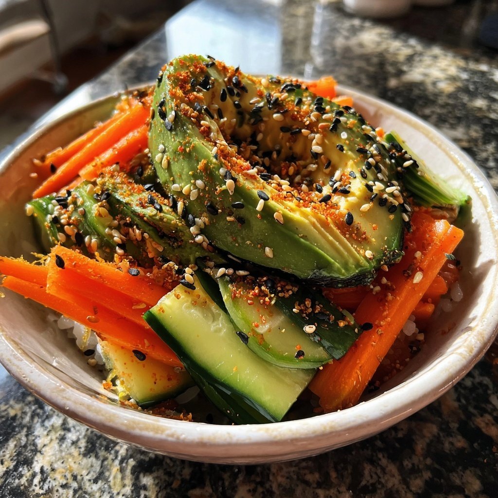 Healthy Lunch Veggie Sushi Bowls