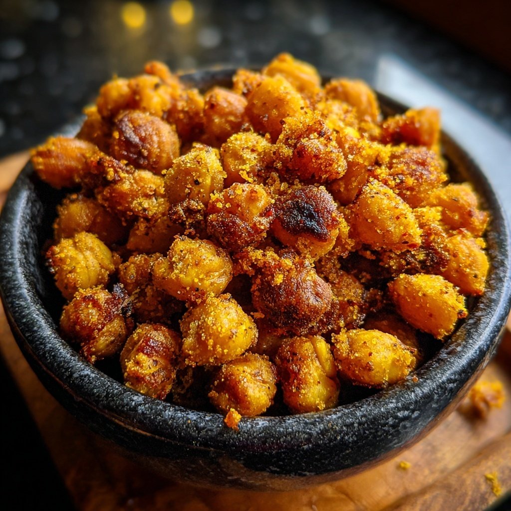 Super Bowl Party Food Crispy Chickpea Snacks