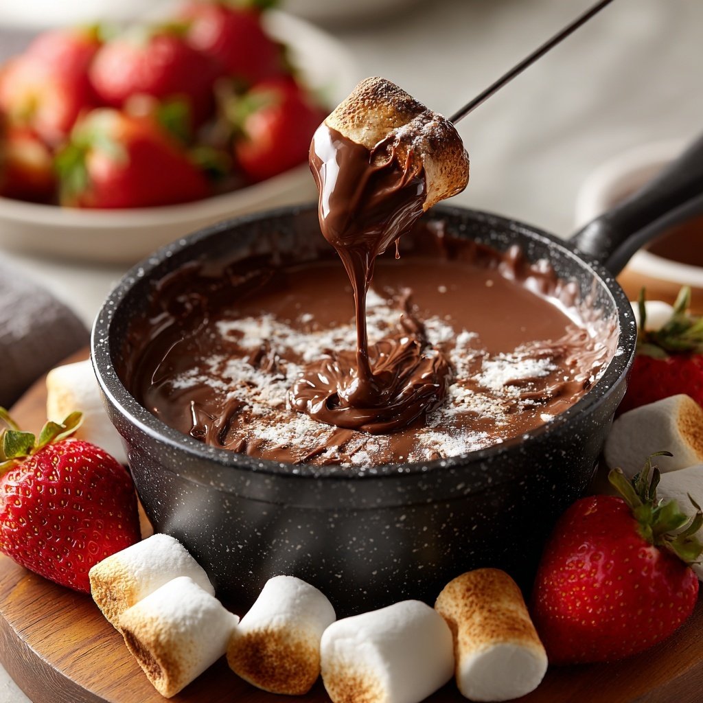 Fondue with Nutella