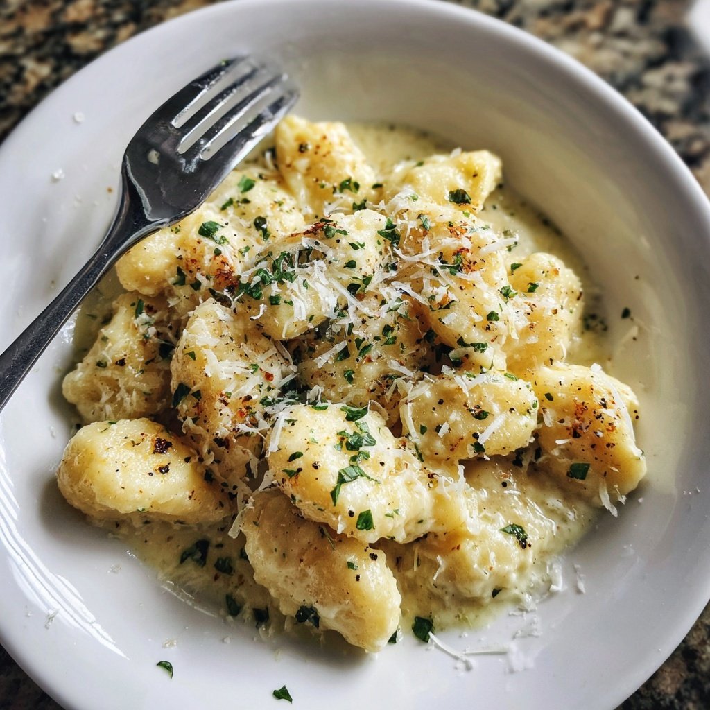 Romantic Lemon Parmesan Gnocchi