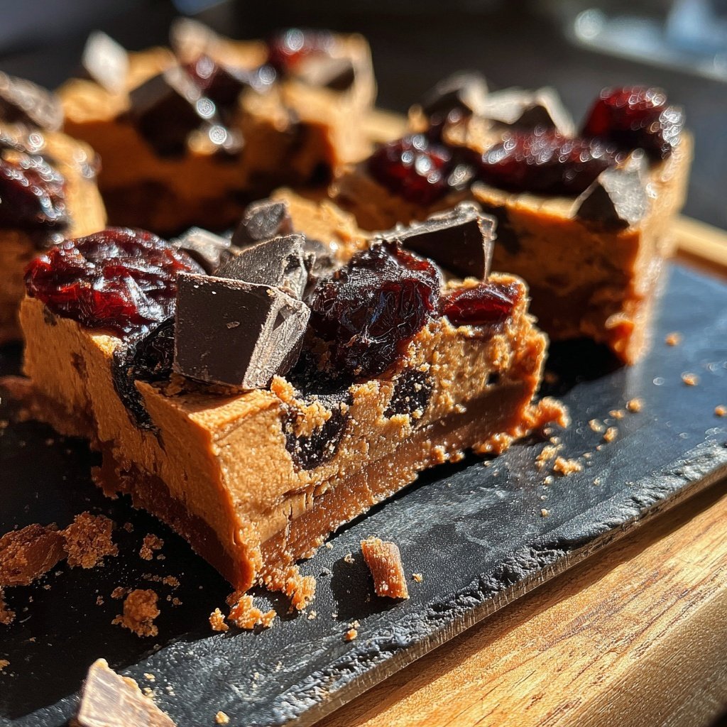 Chocolate Cherry Fudge Squares